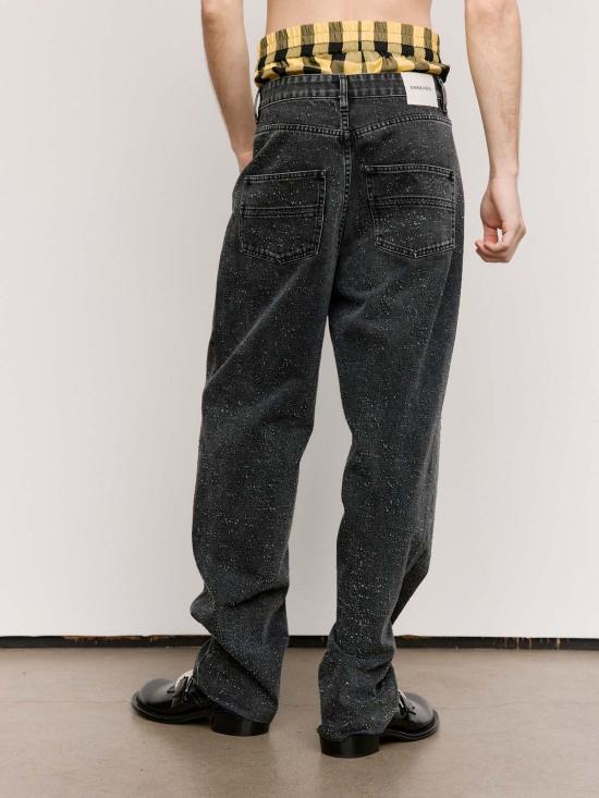  나마체코 데님 팬츠 Namacheko Grandine 청바지 다크 그레이 - NAMACHEKO