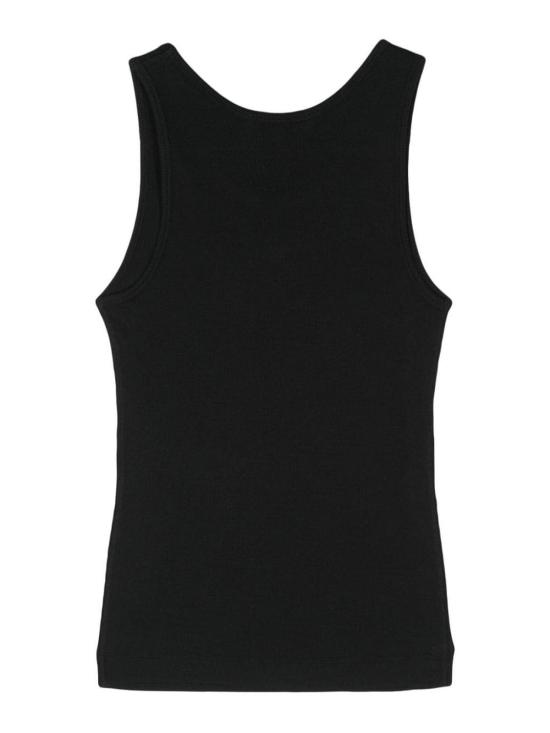  메종키츠네 민소매 티셔츠 MW00103KJ0125P199 Black - MAISON KITSUNE