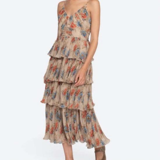  씨뉴욕 숏 원피스 Sea Ny Roanne 드레스 멀티 - SEA NY