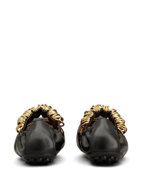 25SS 토즈 플랫 슈즈 XXW0HI0JJ10U1O 999 Black - TODS