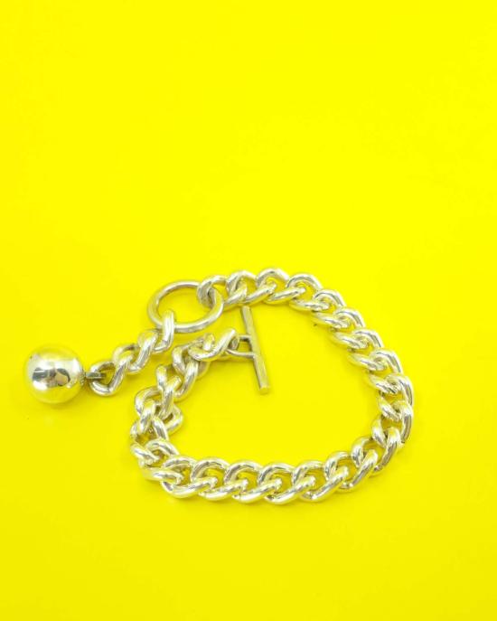  CC-Steding 팔찌 Cc Steding 스털링 실버 헤비 체인 브레이슬릿 - OTHER BRANDS