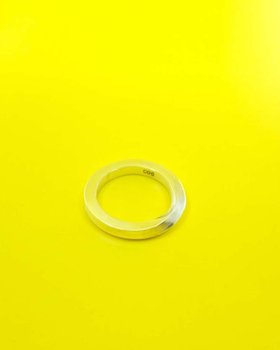  씨씨 스테딩 반지 Cc Steding 스털링 실버 트위스트 링 - CC-STEDING