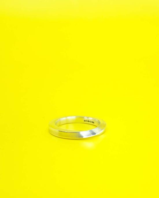  씨씨 스테딩 반지 Cc Steding 스털링 실버 트위스트 링 - CC-STEDING