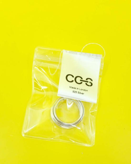  CC-Steding 반지 Cc Steding 스털링 실버 하트 스퀘어 코일 링 - OTHER BRANDS