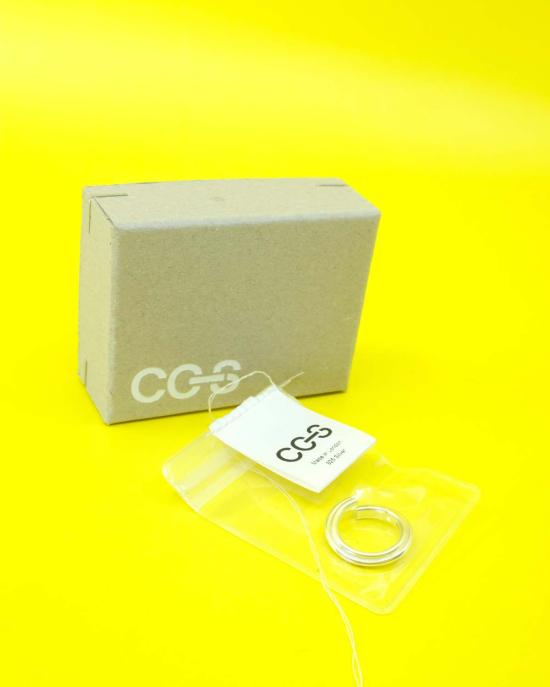  CC-Steding 반지 Cc Steding 스털링 실버 오픈 하트 링 - OTHER BRANDS