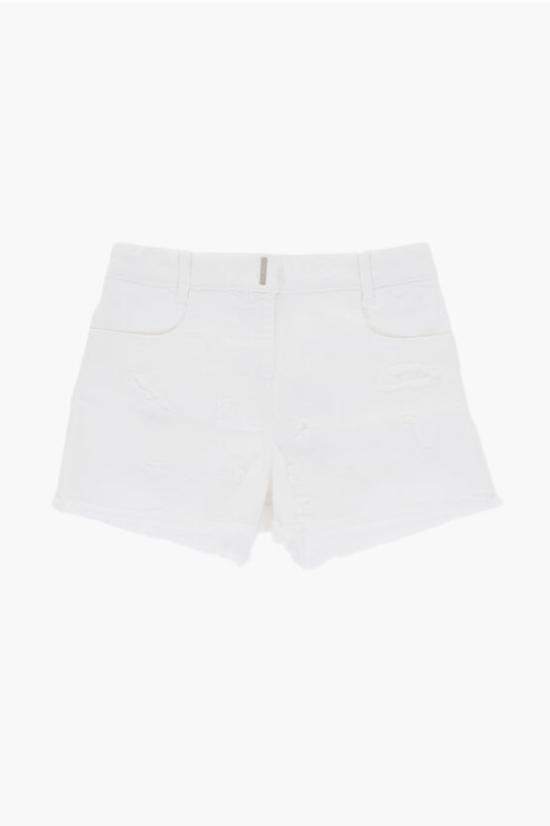  [키즈] 지방시 데님 숏팬츠 H30064 ACO 10P White