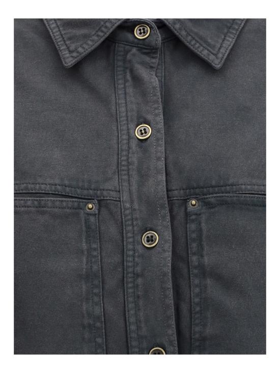 25SS 이자벨마랑에뚜왈 셔츠 CH0206FAC1N06E 02FK BLACK - ISABEL MARANT ETOILE