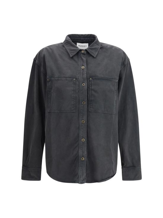 25SS 이자벨마랑에뚜왈 셔츠 CH0206FAC1N06E 02FK BLACK