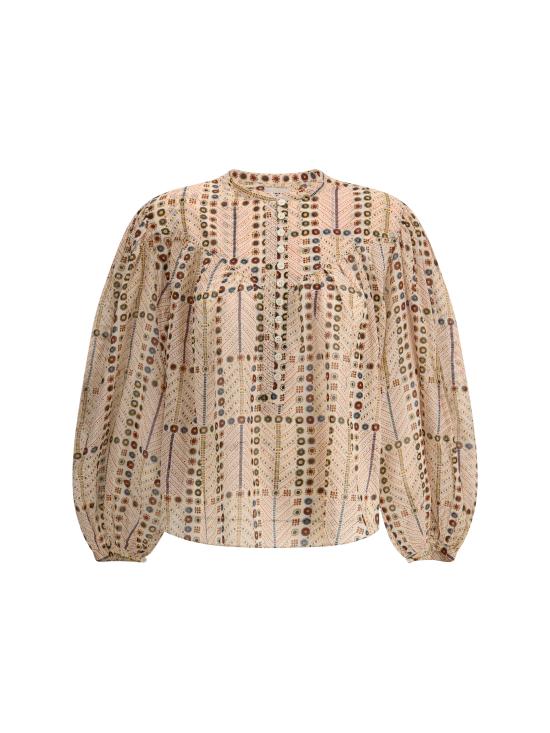 25SS 이자벨마랑에뚜왈 블라우스 HT0022FAC1J19E 23EC MULTICOLOUR