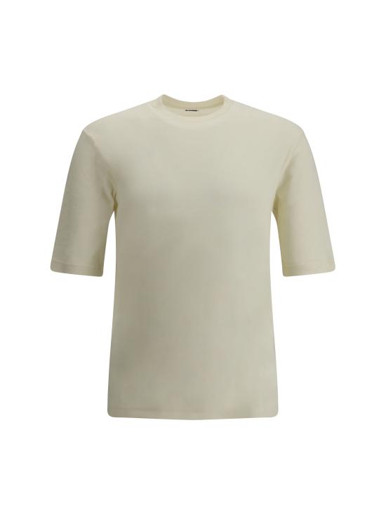 25SS 질샌더 반팔 티셔츠 J47FV0109JTN356 961 CREAM - JIL SANDER