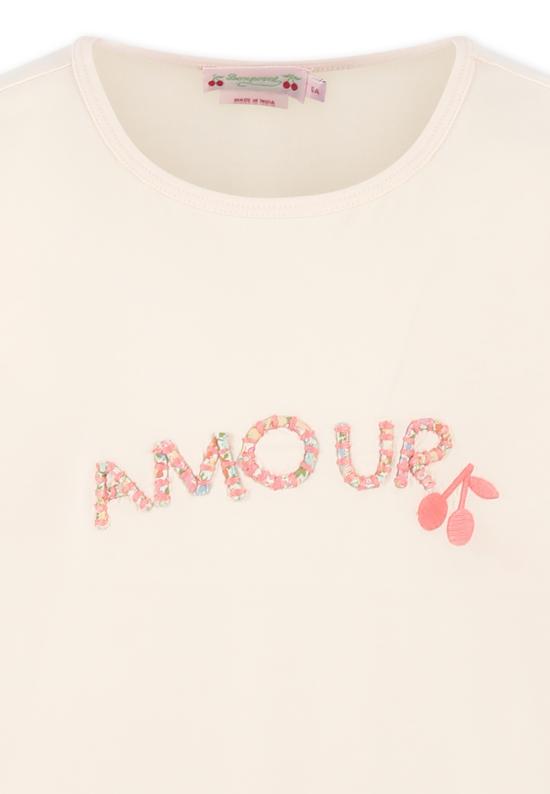 25SS [키즈] 봉쁘앙 티셔츠 S05GTSK00009 125A PINK - BONPOINT