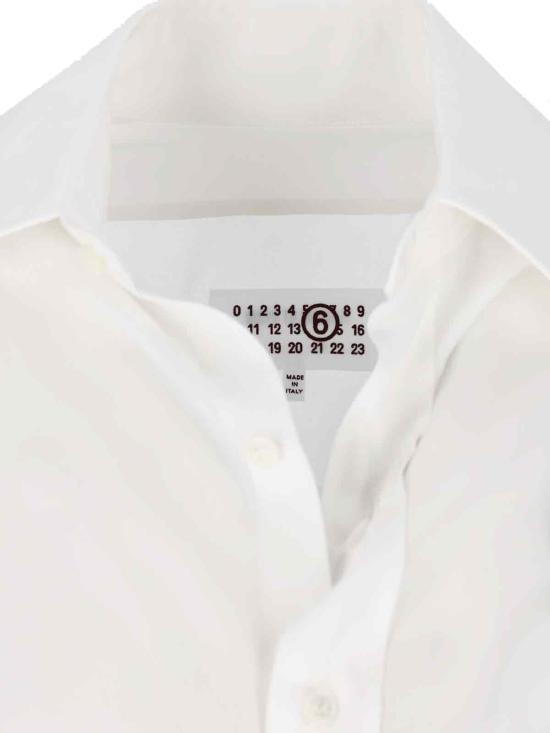 25SS MM6 메종마르지엘라 셔츠 S62DT0037 M35441 102 White - MM6 MAISON MARGIELA