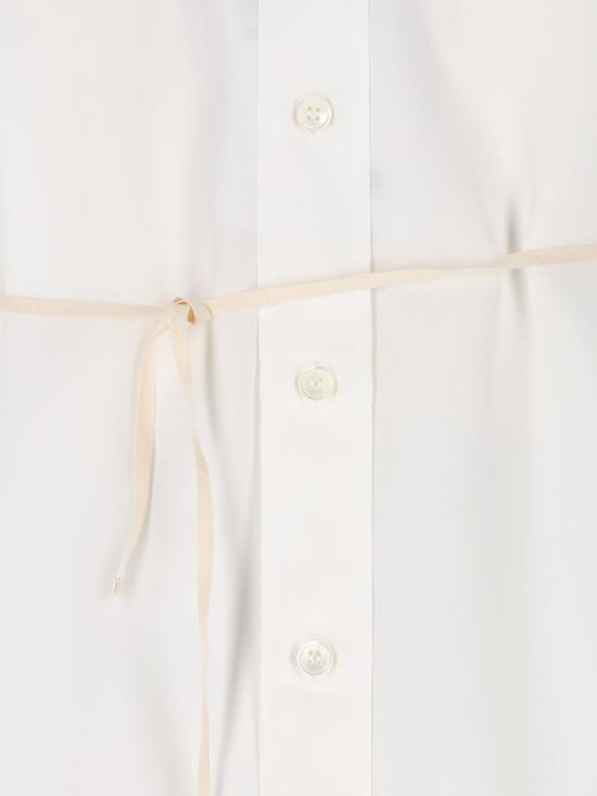 25SS MM6 메종마르지엘라 셔츠 S62DT0037 M35441 102 White - MM6 MAISON MARGIELA