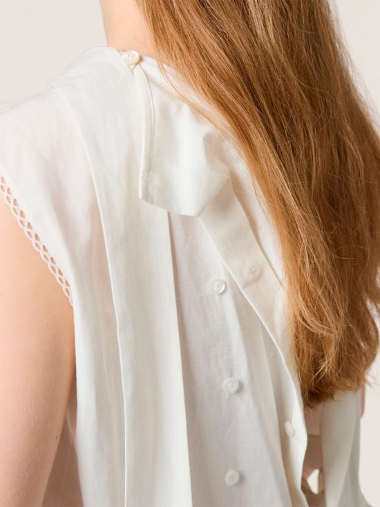 25SS 미우미우 숏 원피스 MF5780SOOO 163M F0009 BIANCO - MIU MIU