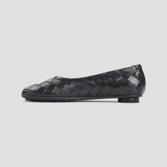 25SS 보테가베네타 플랫 슈즈 806850 V2ED0 1000 Black - BOTTEGA VENETA
