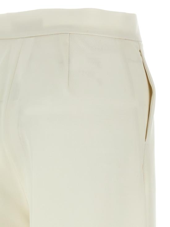 25SS 막스마라 스트레이트 팬츠 2511131011600001 White - MAX MARA