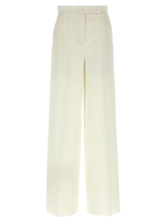 25SS 막스마라 스트레이트 팬츠 2511131011600001 White