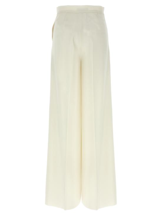 25SS 막스마라 스트레이트 팬츠 2511131011600001 White - MAX MARA