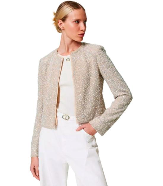 25SS 트윈셋 수트 자켓 251TP2202 12254 42 Beige - TWINSET