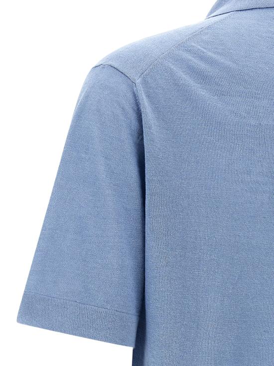 25FW 자노네 반팔 셔츠 810147Z1353Z0990 Light Blue - ZANONE