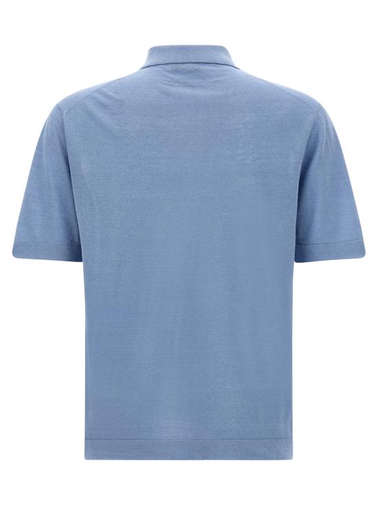 25FW 자노네 반팔 셔츠 810147Z1353Z0990 Light Blue - ZANONE