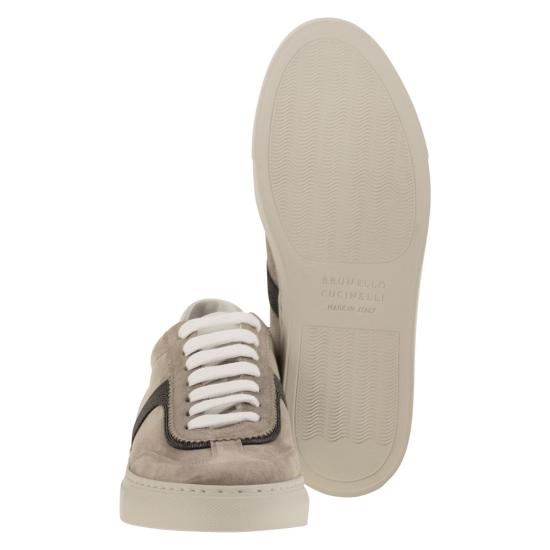 25SS 브루넬로 쿠치넬리 스니커즈 MZSFG2908 TURTLEDOVE - BRUNELLO CUCINELLI