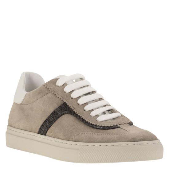 25SS 브루넬로 쿠치넬리 스니커즈 MZSFG2908 TURTLEDOVE - BRUNELLO CUCINELLI