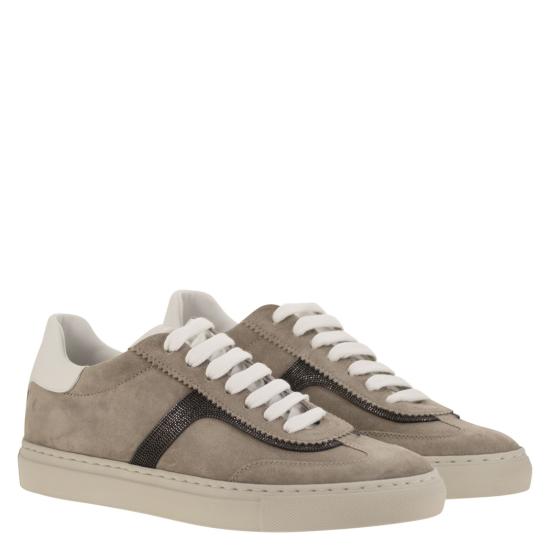 25SS 브루넬로 쿠치넬리 스니커즈 MZSFG2908 TURTLEDOVE - BRUNELLO CUCINELLI