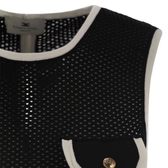 25SS 엘리자베타프랜치 스웨터 MK59T51E2 BLACK BUTTER - ELISABETTA FRANCHI