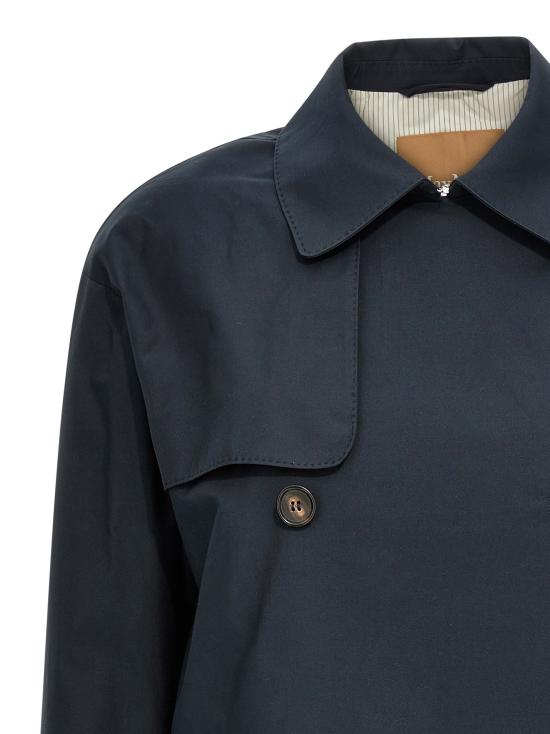 25SS 막스마라 더 큐브 트렌치 코트 2519021044600006 Blue - MAXMARA THE CUBE