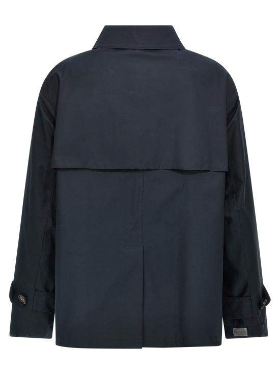 25SS 막스마라 더 큐브 트렌치 코트 2519021044600006 Blue - MAXMARA THE CUBE