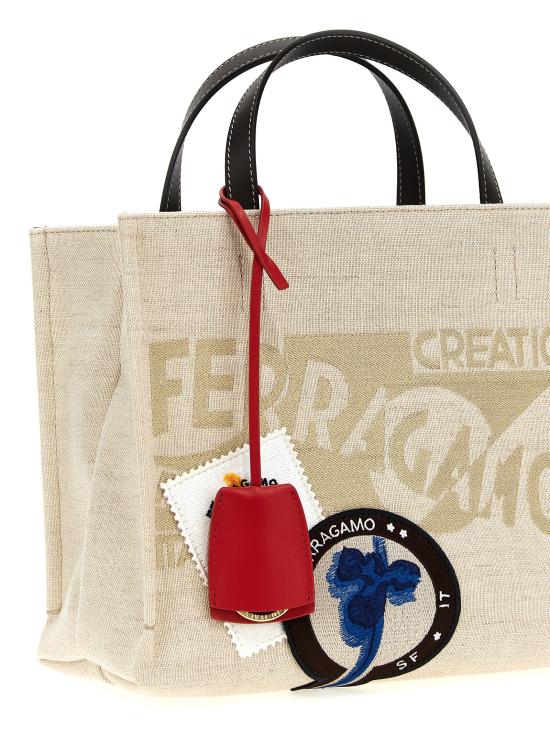 25FW 살바토레 페라가모 토트백 780197NATURALE Beige - SALVATORE FERRAGAMO