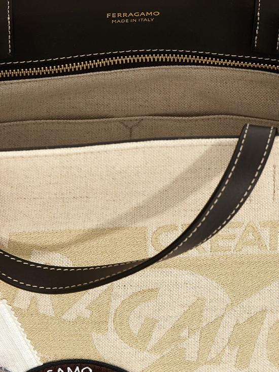 25FW 살바토레 페라가모 토트백 780197NATURALE Beige - SALVATORE FERRAGAMO