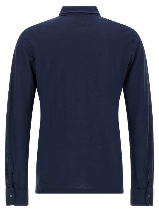 25FW 자노네 긴팔 셔츠 815137ZG380Z0178 Blue - ZANONE