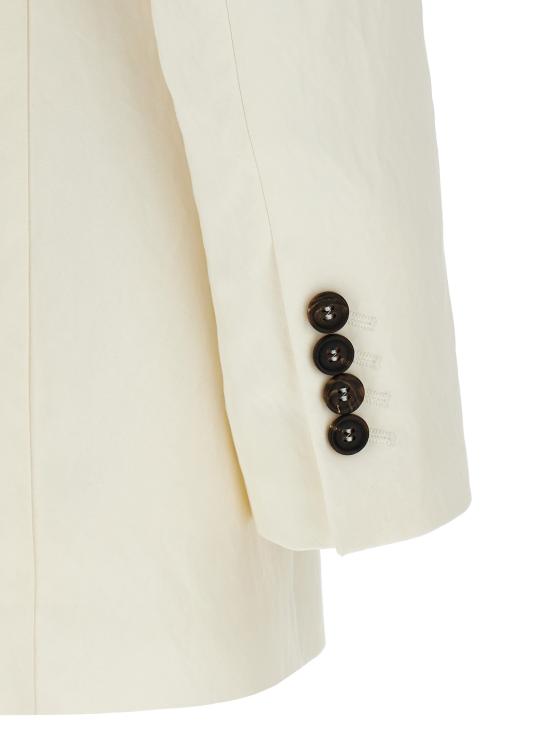 25SS 브루넬로 쿠치넬리 수트 세트 MH5407260C600 White - BRUNELLO CUCINELLI