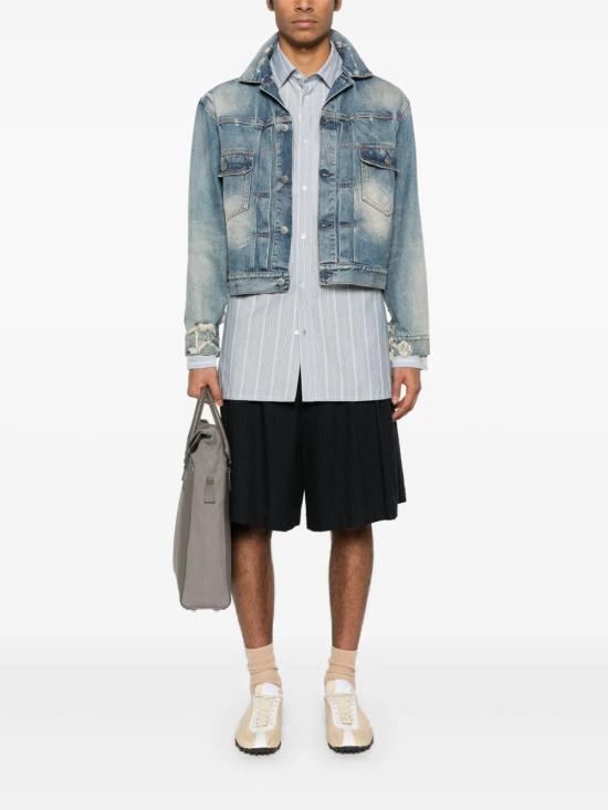 25SS 마르지엘라 긴팔 셔츠 S50DT0048M35281 001F Blue - MAISON MARGIELA