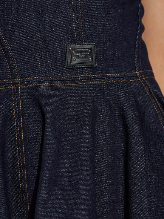 25SS 돌체앤가바나 미디 원피스 F6H3SDG8MQ7 S9001 Blue - DOLCE & GABBANA