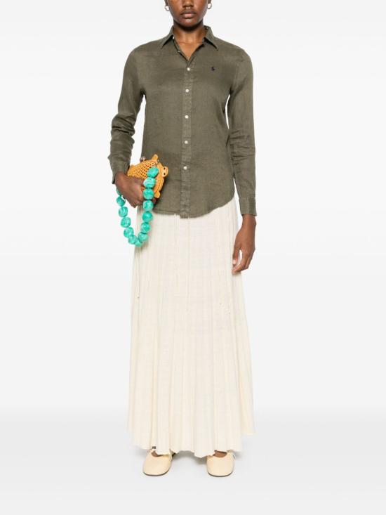 25SS 랄프 로렌 셔츠 211970730 004 Green - RALPH LAUREN