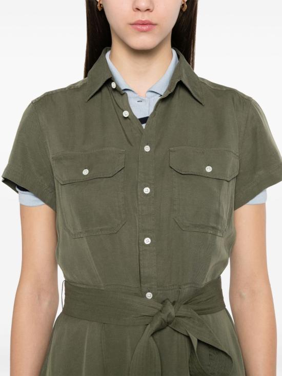 25SS 랄프 로렌 롱 원피스 211959905 001 Green - RALPH LAUREN