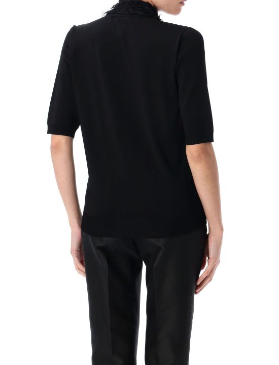 25SS 파비아나 필리피 폴로 티셔츠 MAD265F011L165 825 Nero - FABIANA FILIPPI