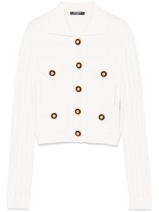 25SS 발망 가디건 EF1KL150KI10 0FA White