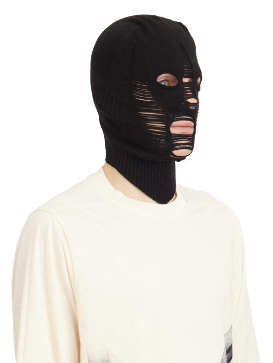 25FW 릭 오웬스 바라클라바 LRR01E5477KGRIDM09 Black - RICK OWENS