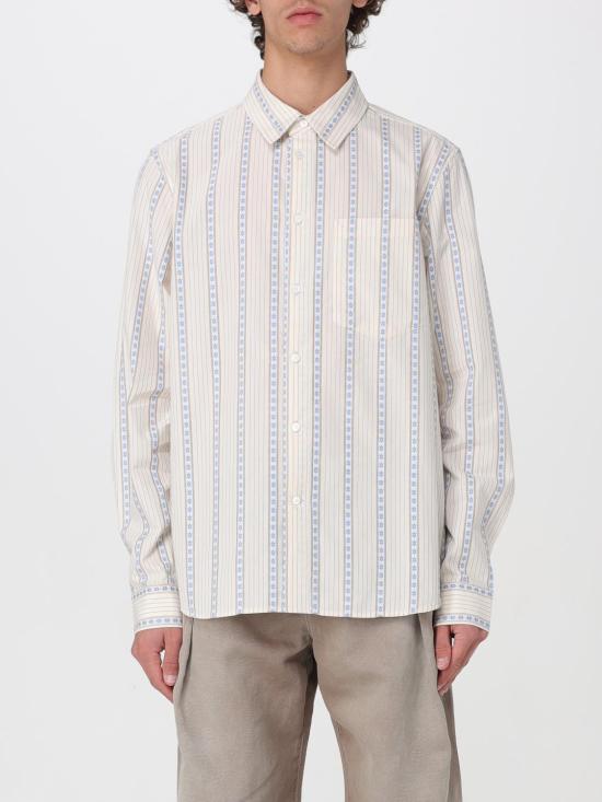  우드우드 긴팔 셔츠 124153055060 0032 Gnawed Blue