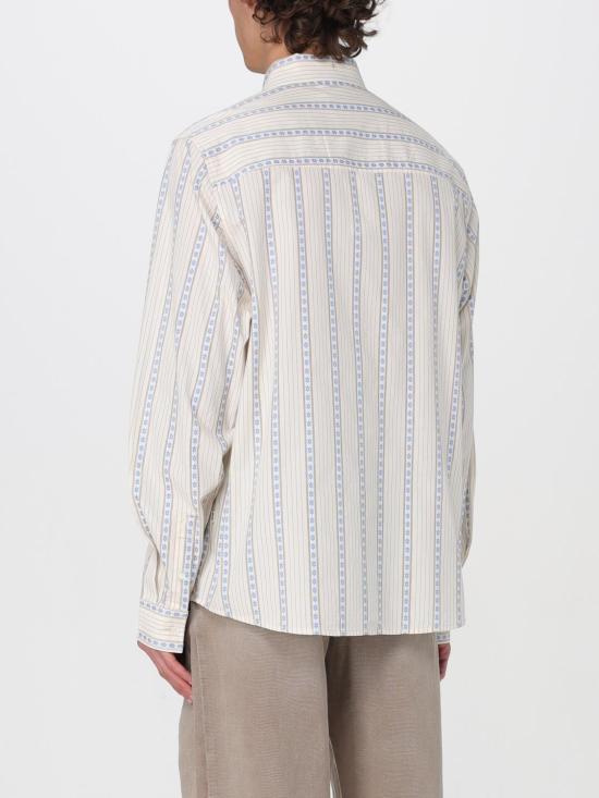  우드우드 긴팔 셔츠 124153055060 0032 Gnawed Blue - WOOD WOOD