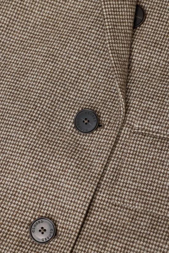  클로즈드 수트 자켓 닫힌 울 블렌드 블레이저 - CLOSED