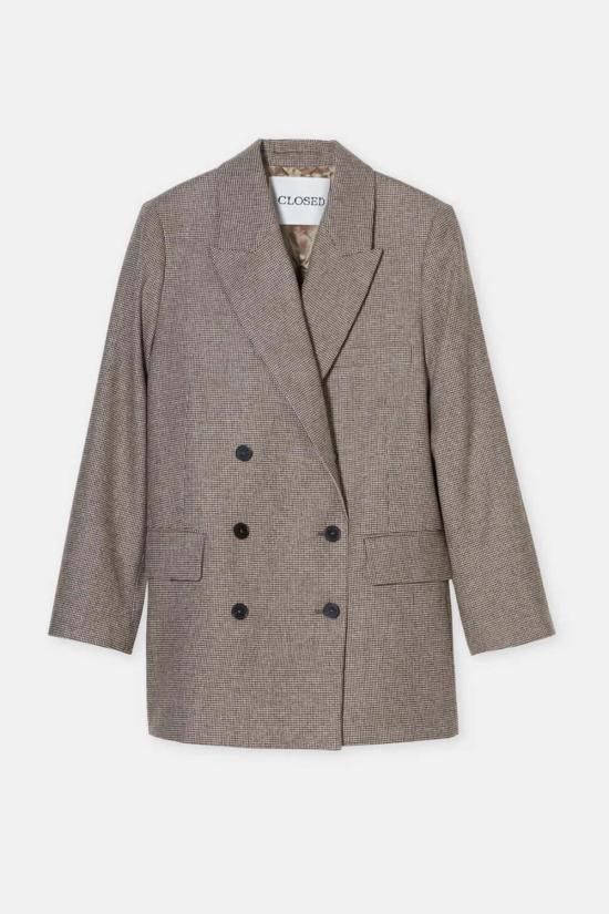  클로즈드 수트 자켓 닫힌 울 블렌드 블레이저 - CLOSED