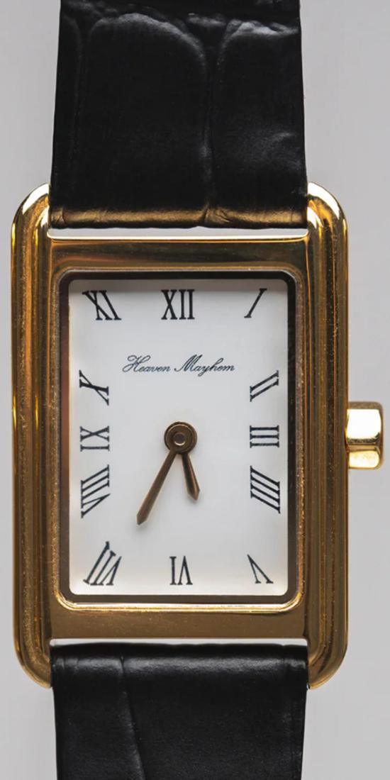  헤븐 메이헴 손목시계 Heaven Mayhem Icon 시계 블랙/골드 - HEAVEN MAYHEM