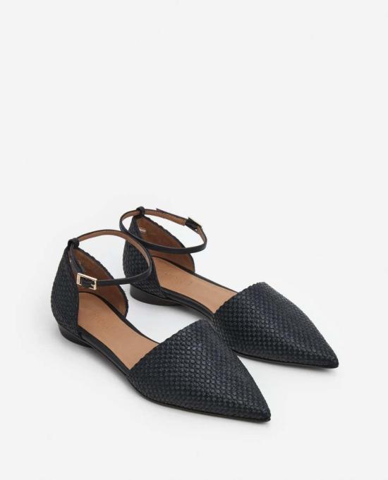  Flattered 플랫 슈즈 플래터드 프랭키 스몰 위브 블랙 - OTHER BRANDS