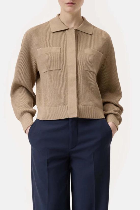  클로즈드 가디건 코튼 캐시미어 블렌드 카디건 치노 베이지 - CLOSED