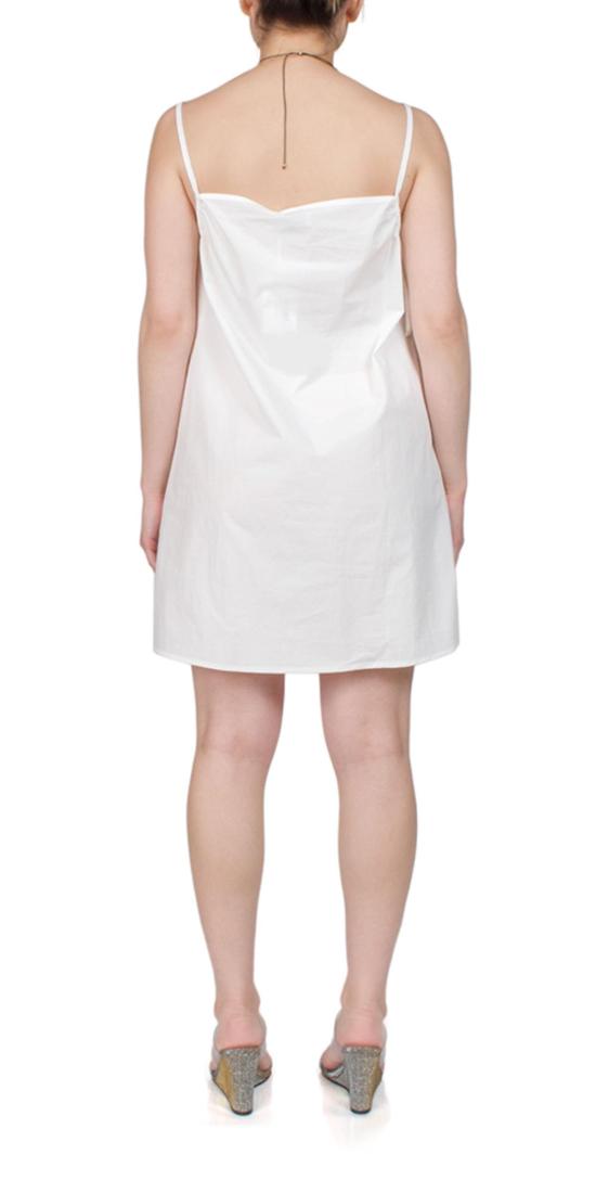  데이지 스튜디오 숏 원피스 드로우커브 드레스 화이트 - DEIJI STUDIO